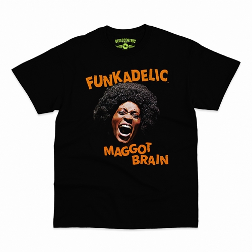 Orange Funkadelic Maggot Brain T-Shirt - Classic Heavy Cotton - classicblack