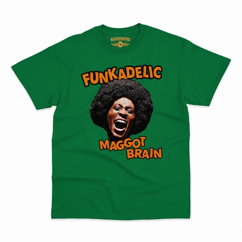 Orange Funkadelic Maggot Brain T-Shirt - Classic Heavy Cotton - classickellygreen