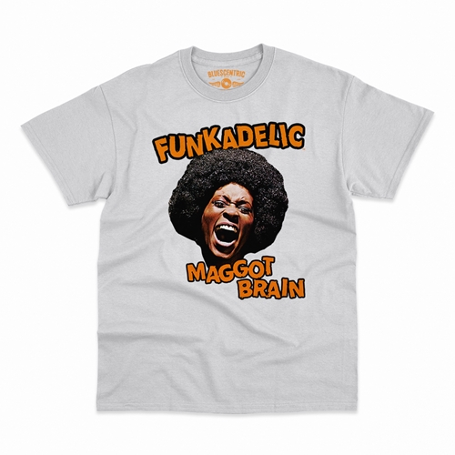 Orange Funkadelic Maggot Brain T-Shirt - Classic Heavy Cotton - classicwhite