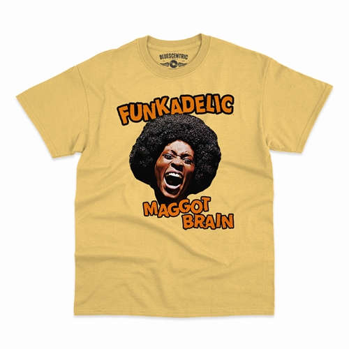 Orange Funkadelic Maggot Brain T-Shirt - Classic Heavy Cotton - classicyellow