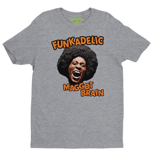 Orange Funkadelic Maggot Brain T-Shirt - Lightweight Vintage Style - vintageathleticheather