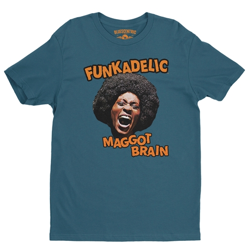 Orange Funkadelic Maggot Brain T-Shirt - Lightweight Vintage Style - vintagedeepteal