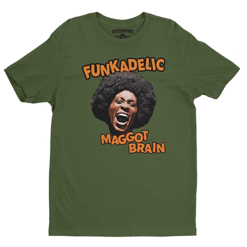 Orange Funkadelic Maggot Brain T-Shirt - Lightweight Vintage Style - vintageolive