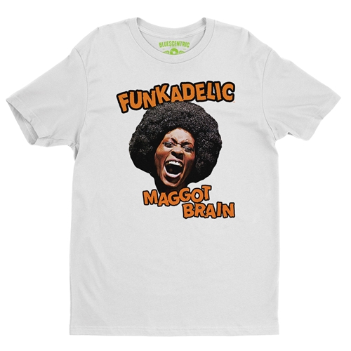 Orange Funkadelic Maggot Brain T-Shirt - Lightweight Vintage Style - vintagewhite