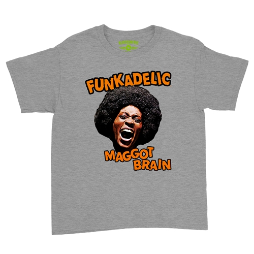 Orange Funkadelic Maggot Brain Youth T-Shirt - Lightweight Vintage Children & Toddlers - youthheatherathletic