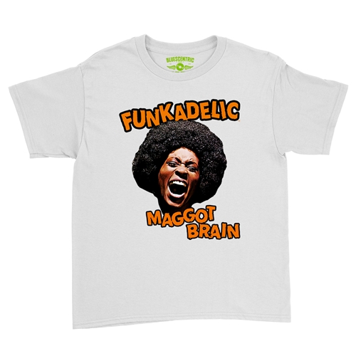 Orange Funkadelic Maggot Brain Youth T-Shirt - Lightweight Vintage Children & Toddlers - youthwhite