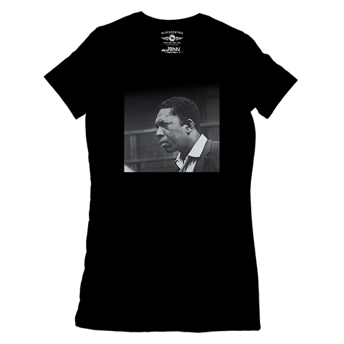 John Coltrane Photo Ladies T Shirt - Relaxed Fit - ladiesblack