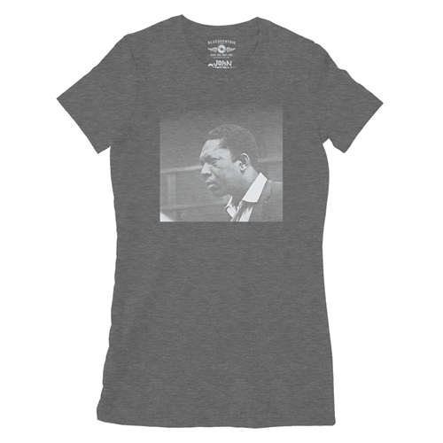 John Coltrane Photo Ladies T Shirt - Relaxed Fit - ladiesdeepheather