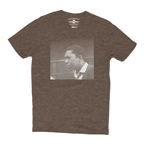 John Coltrane Photo T-Shirt - Lightweight Vintage Style - vintageheatherbrown