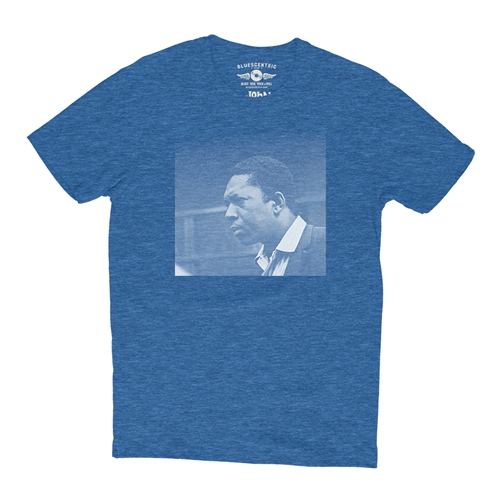 John Coltrane Photo T-Shirt - Lightweight Vintage Style - vintageheatherroyalblue