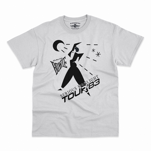 David Bowie Tour T-Shirt - Classic Heavy Cotton - classicwhite