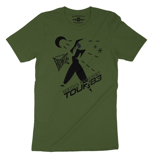 David Bowie Tour T-Shirt - Lightweight Vintage Style - vintageolive