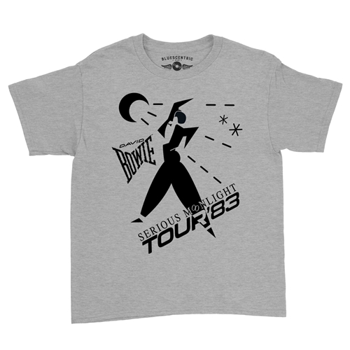 David Bowie Tour Youth T-Shirt - Lightweight Vintage Children & Toddlers - youthheatherathletic