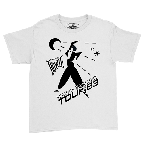 David Bowie Tour Youth T-Shirt - Lightweight Vintage Children & Toddlers - youthwhite