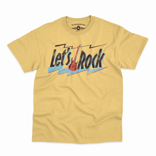 Lets Rock T-Shirt - Classic Heavy Cotton - classicyellow