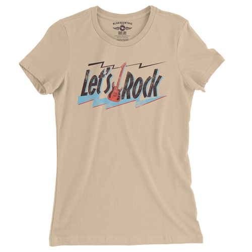 Lets Rock Ladies T Shirt - Relaxed Fit - ladiessanddune