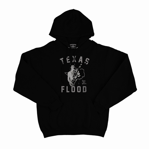 Stevie Ray Vaughan Texas Flood Pullover Jacket - hoodieblack