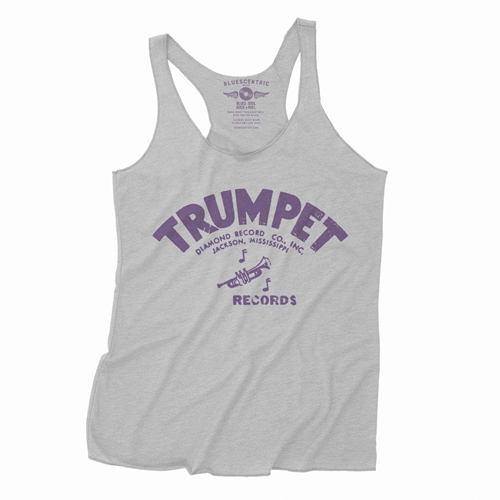 Distressed Trumpet Records Racerback Tank - Women