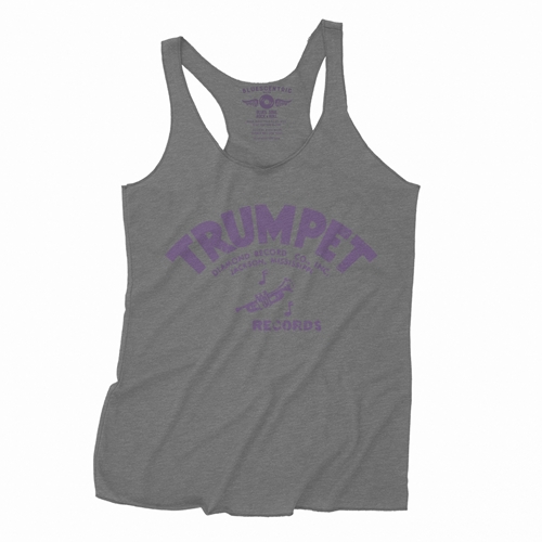 Distressed Trumpet Records Racerback Tank - Women