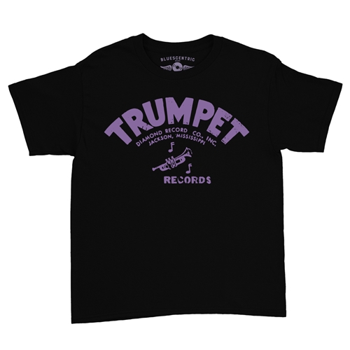 Distressed Trumpet Records Youth T-Shirt - Lightweight Vintage Children & Toddlers - youthblack