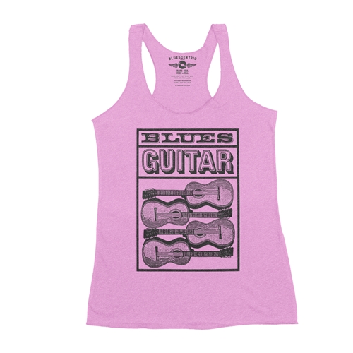 Blues Guitar Racerback Tank - Women