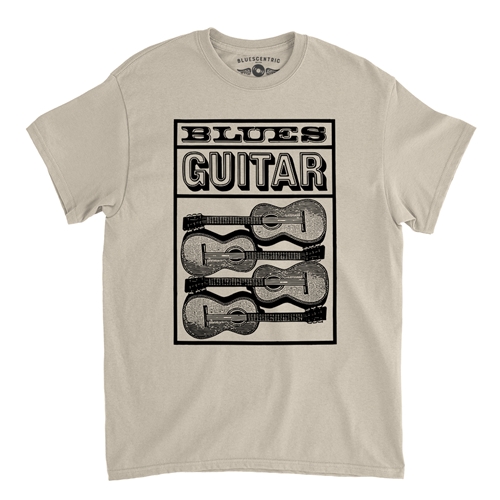 Blues Guitar T-Shirt - Classic Heavy Cotton - classicsand