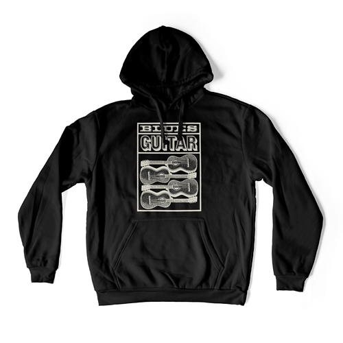 Blues Guitar Pullover Jacket - hoodieblack