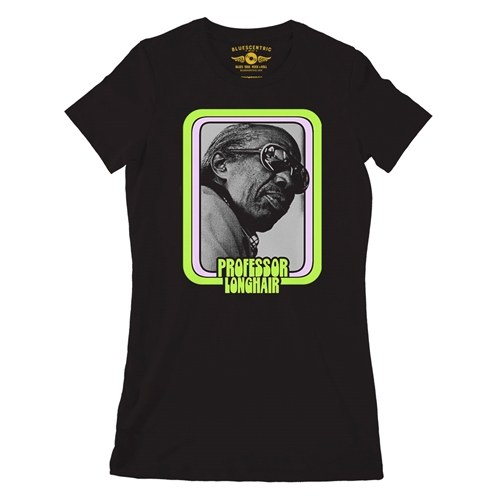 Graphic Professor Longhair Ladies T Shirt - Relaxed Fit - ladiesblack