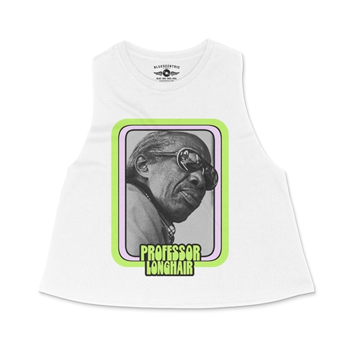 Graphic Professor Longhair Racerback Crop Top - Women