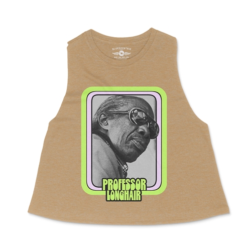 Graphic Professor Longhair Racerback Crop Top - Women