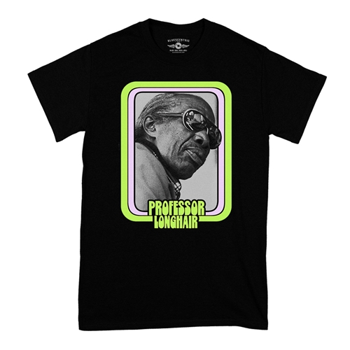 Graphic Professor Longhair T-Shirt - Classic Heavy Cotton - classicblack