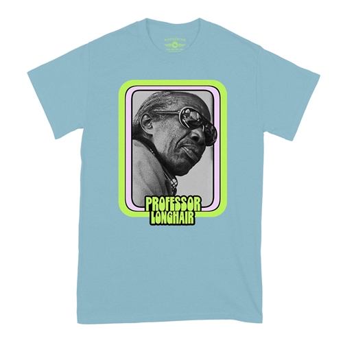 Graphic Professor Longhair T-Shirt - Classic Heavy Cotton - classiclightblue