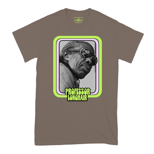 Graphic Professor Longhair T-Shirt - Classic Heavy Cotton - classictaupe