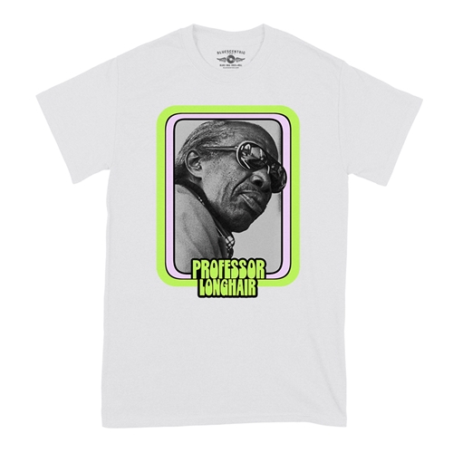 Graphic Professor Longhair T-Shirt - Classic Heavy Cotton - classicwhite