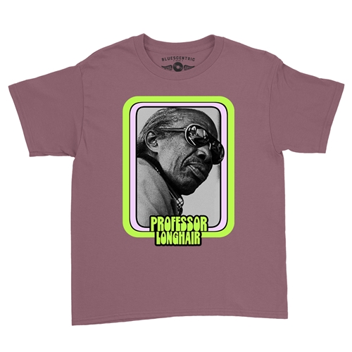 Graphic Professor Longhair Youth T-Shirt - Lightweight Vintage Children & Toddlers - youthheathermaroon