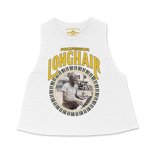 Professor Longhair Piano Racerback Crop Top - Women