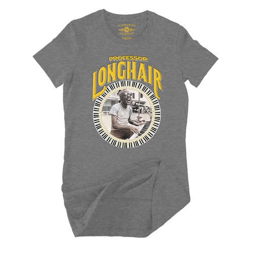 Professor Longhair Piano Ladies T Shirt - Relaxed Fit - ladiesdeepheather