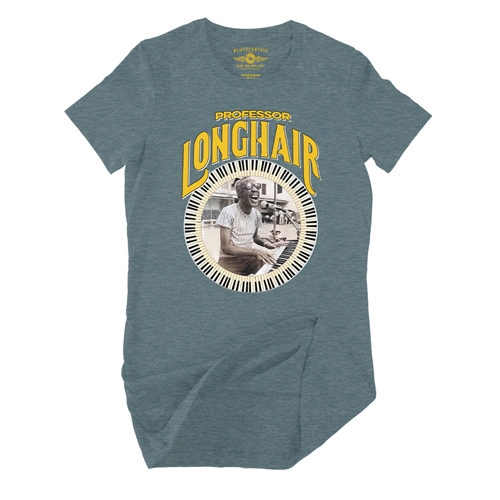 Professor Longhair Piano Ladies T Shirt - Relaxed Fit - ladiesheatherdeepteal