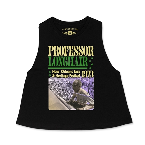 Professor Longhair Jazz Fest Racerback Crop Top - Women