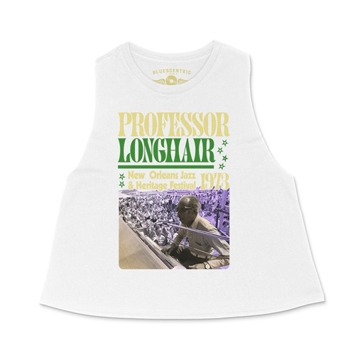 Professor Longhair Jazz Fest Racerback Crop Top - Women