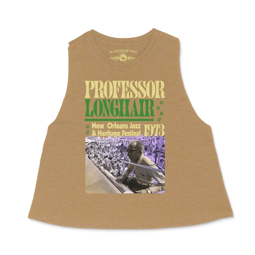 Professor Longhair Jazz Fest Racerback Crop Top - Women