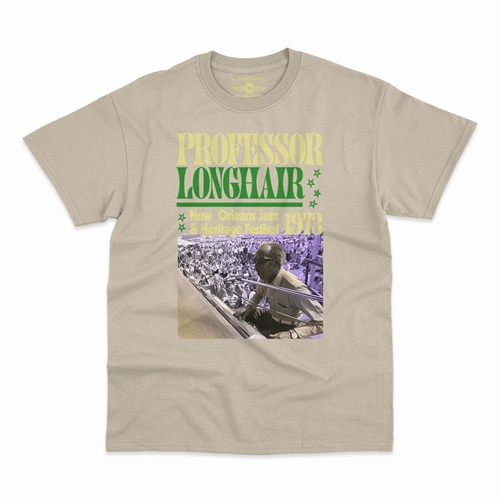 Professor Longhair Jazz Fest T-Shirt - Classic Heavy Cotton - classicsand