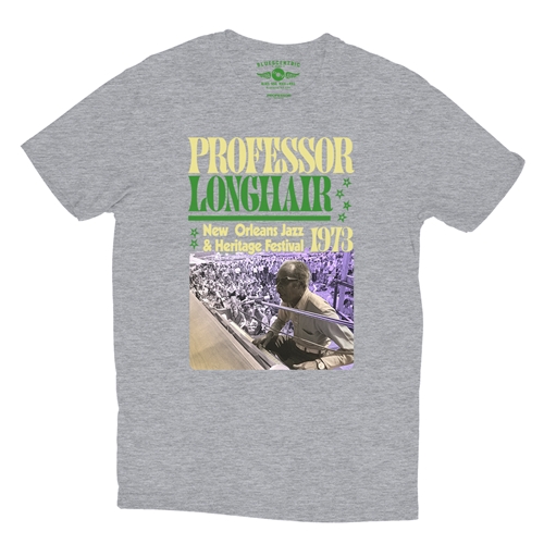 Professor Longhair Jazz Fest T-Shirt - Lightweight Vintage Style - vintageathleticheather