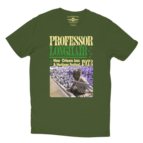 Professor Longhair Jazz Fest T-Shirt - Lightweight Vintage Style - vintageolive