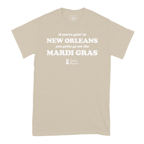 Professor Longhair Mardi Gras T-Shirt - Classic Heavy Cotton - classicsand