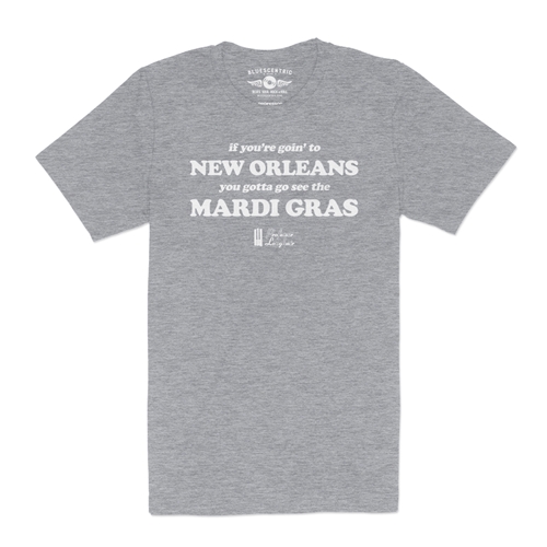 Professor Longhair Mardi Gras T-Shirt - Lightweight Vintage Style - vintageathleticheather