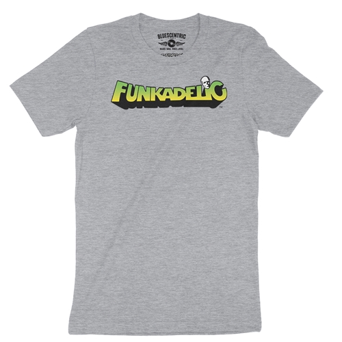 Green and Yellow Funkadelic Logo T-Shirt - Lightweight Vintage Style - vintageathleticheather