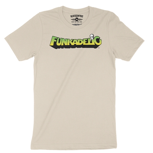 Green and Yellow Funkadelic Logo T-Shirt - Lightweight Vintage Style - vintagecream