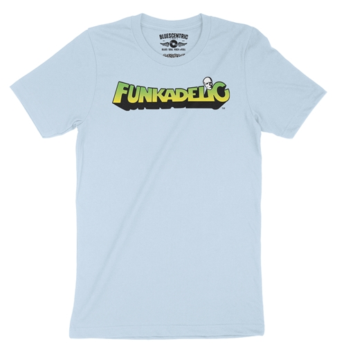 Green and Yellow Funkadelic Logo T-Shirt - Lightweight Vintage Style - vintagethrowbackblue