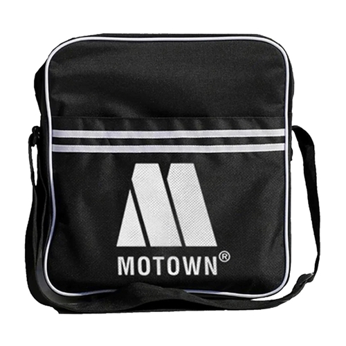 Motown Logo Zip Top Messenger & Vinyl Record Bag